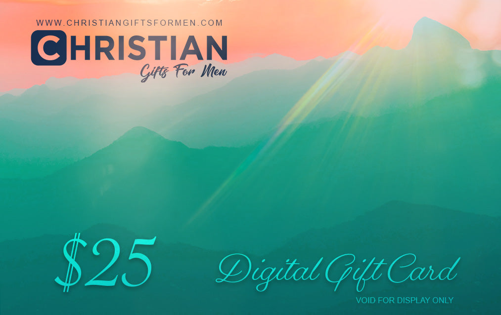 Christian Gifts For Men Gift Cards $25