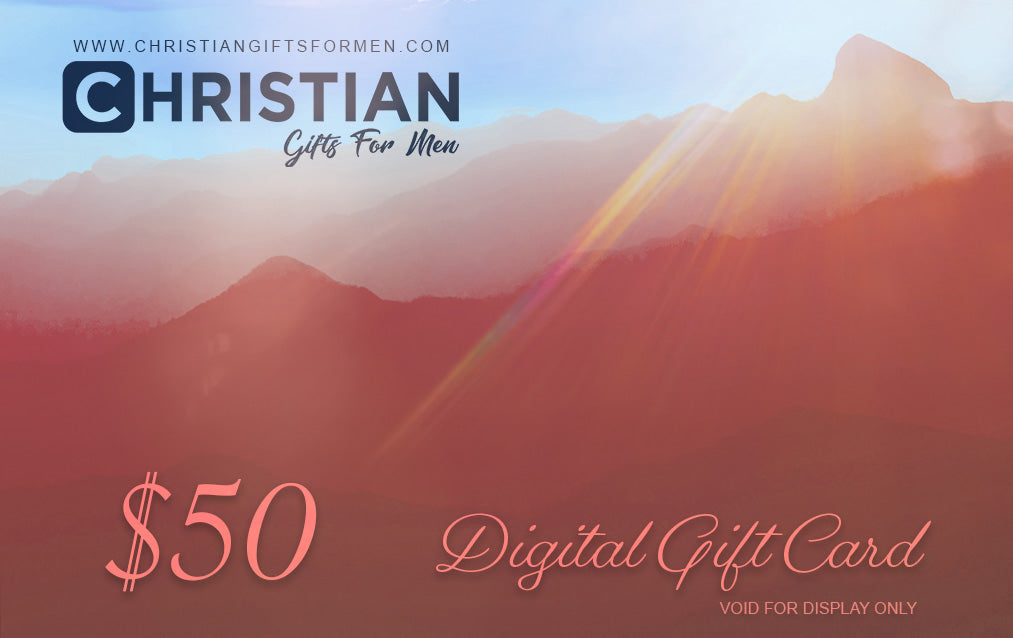 Christian Gifts For Men Gift Cards $50