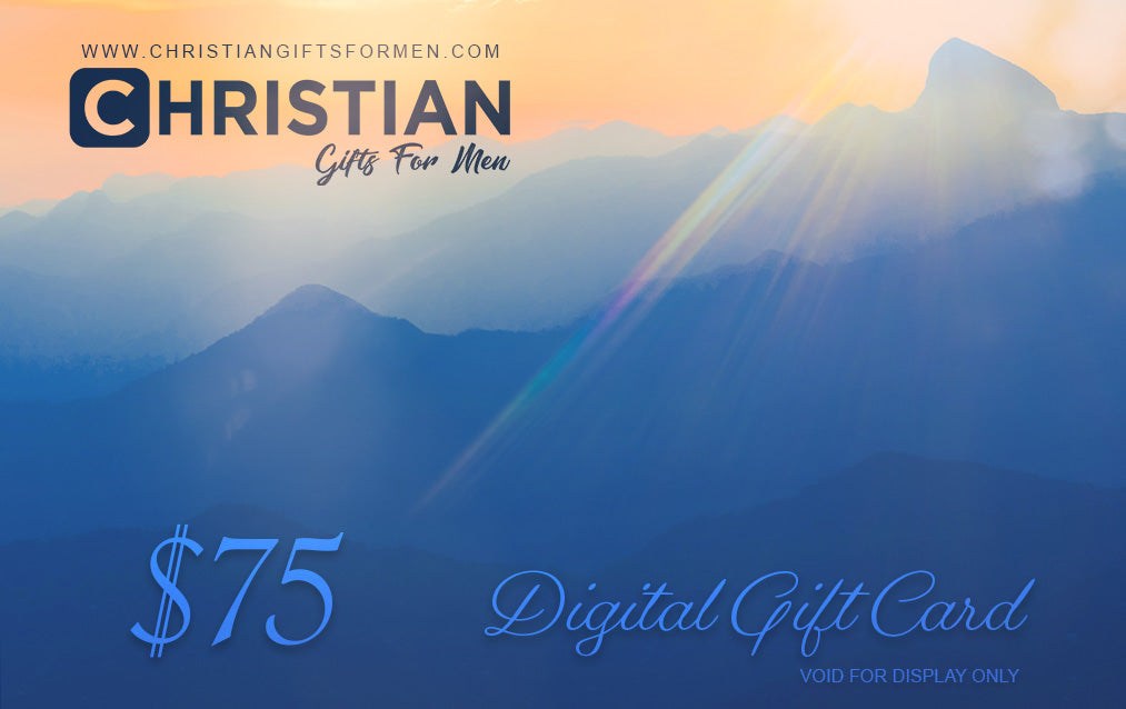 Christian Gifts For Men Gift Cards $75