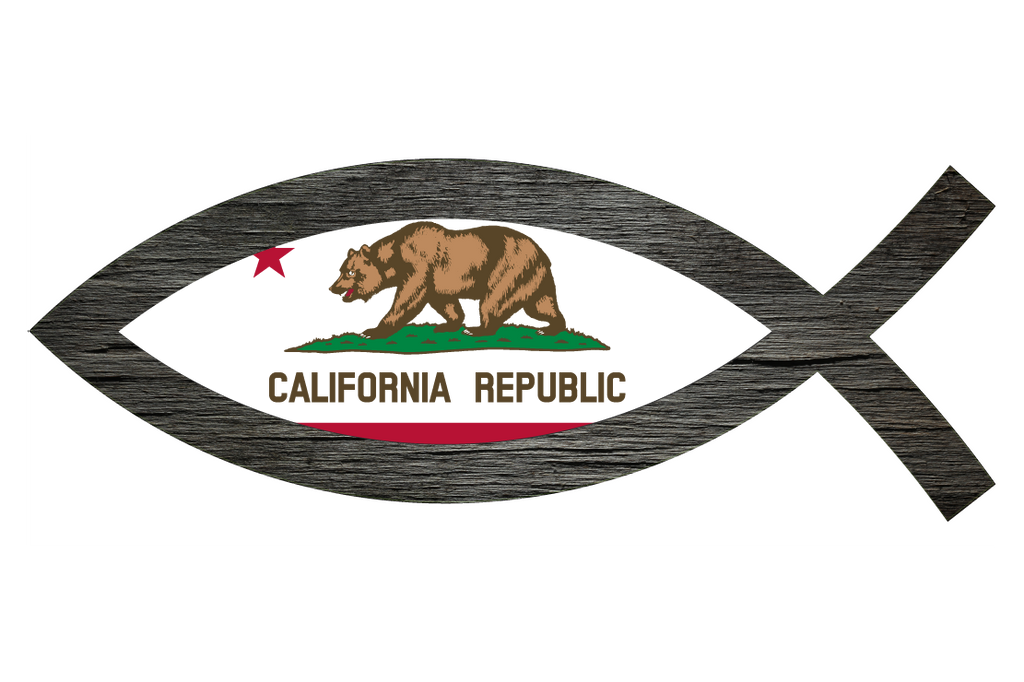 The California Fish Sticker.