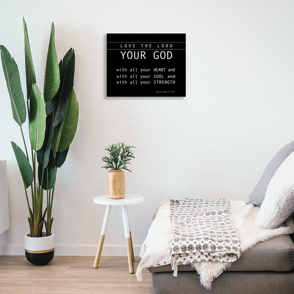 Mockup of how Christian Gifts for Men wall decor can bring a room together