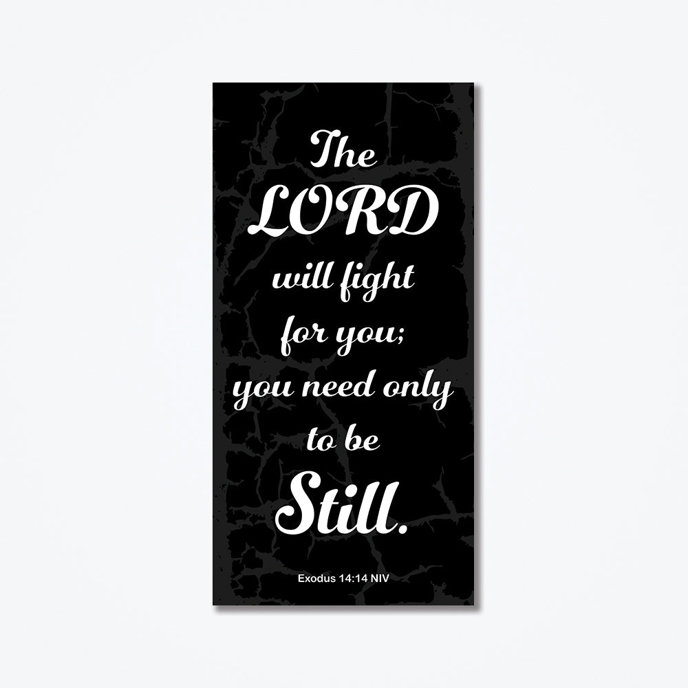 Exodus 14 metal poster with a silhouette of tree roots in the background.